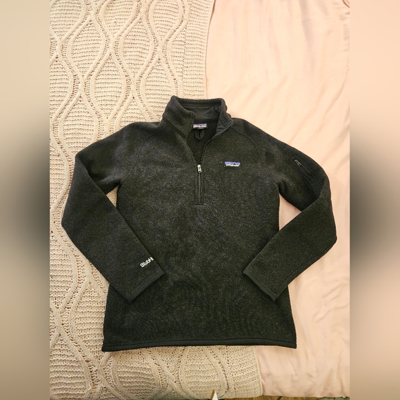Patagonia Women’s Black Better Sweater 1/4-Zip Fleece,M - Picture 1 of 6